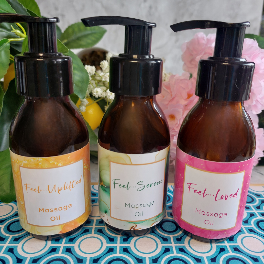 Cognito Spa Feel Serene Feel Loved Feel Uplifted Mini Massage Oils